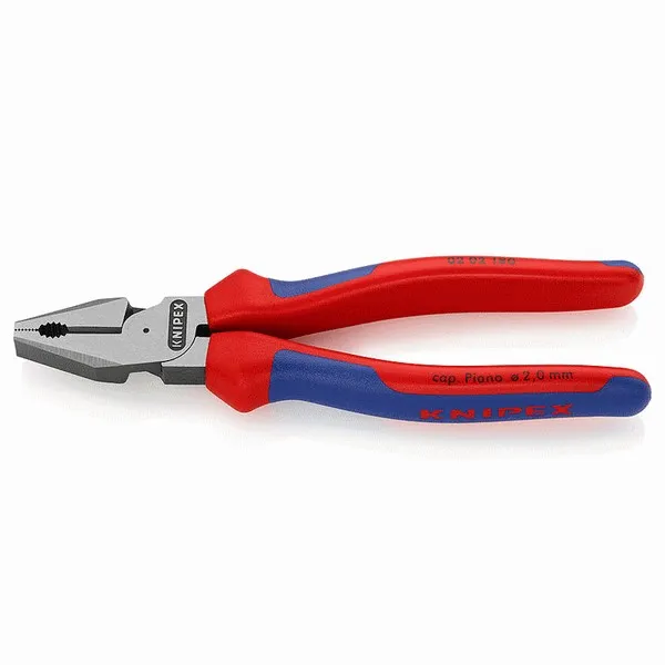 Pinza universale tipo forte nera 180 mm (Blister)