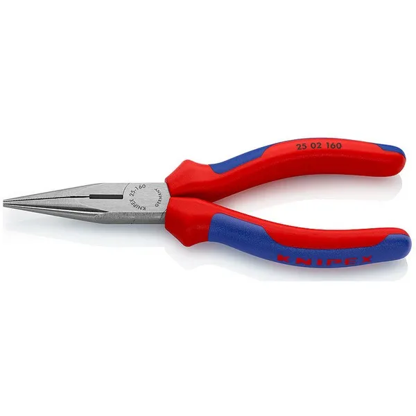 Pinza becchi mezzotondi nera 160mm (in Blister)
