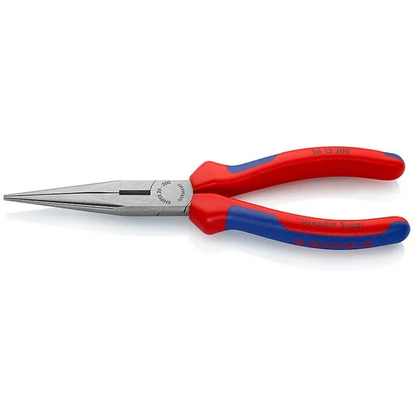 Pinza becchi mezzotondi nera 200 mm (in Blister)