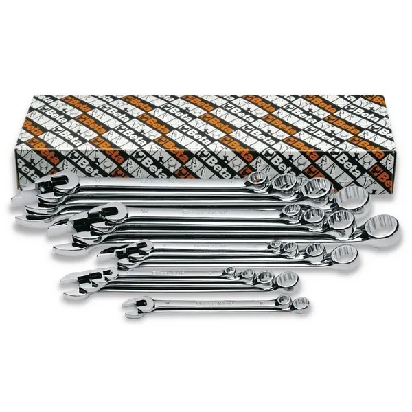 Serie di 18 chiavi combinate lunghe Beta 42LMP/S18