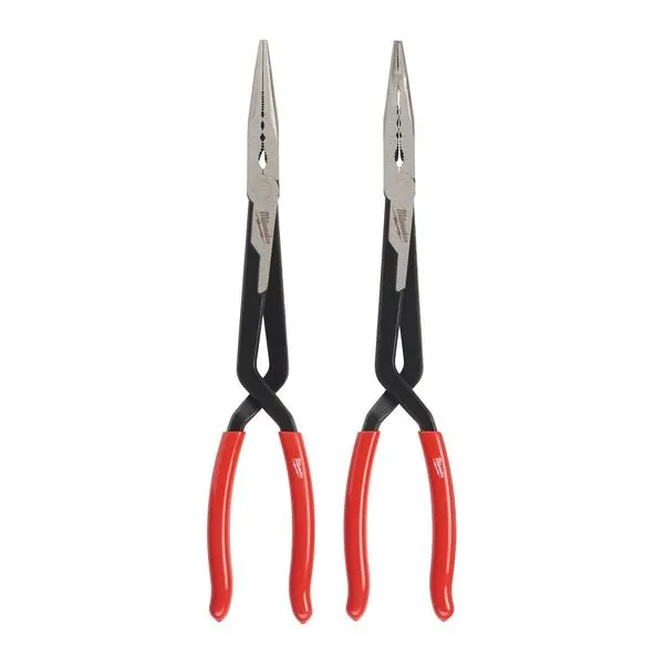 Set Pinze Doppio Fulcro Con Becchi Lunghi 2 pz