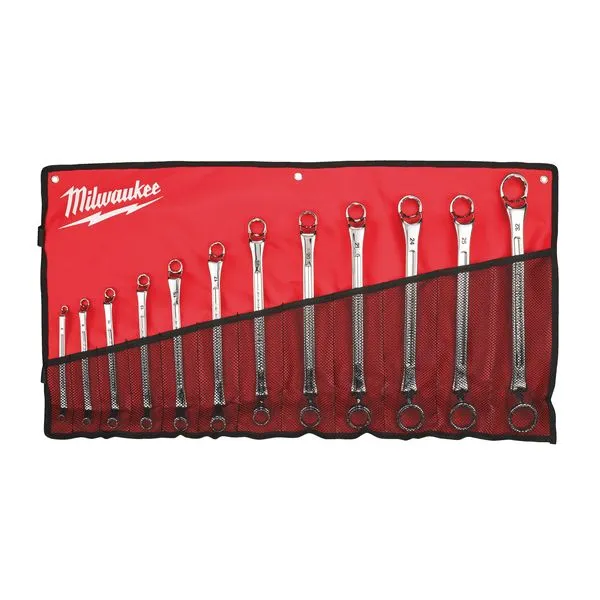 Set Chiavi Poligonali Doppie Curve 12 pz