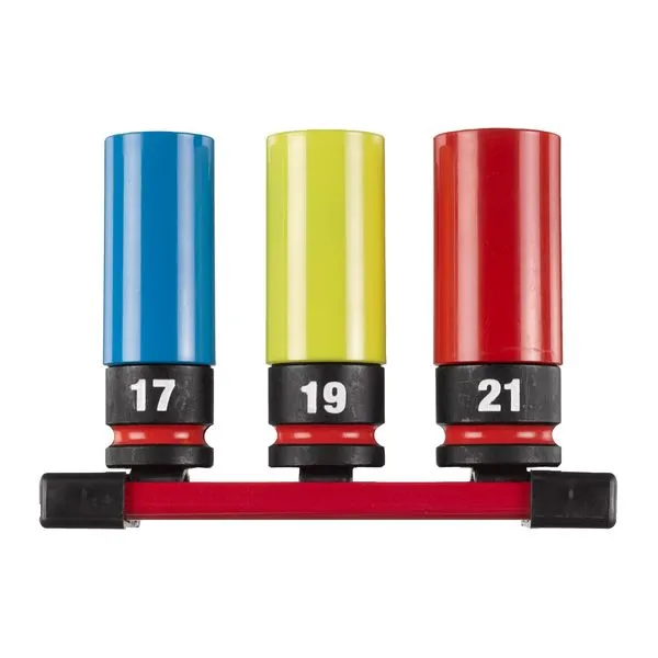Set Bussole 1/2" Gommate 3pz Set Bussole 1/2" Gommate 3pz