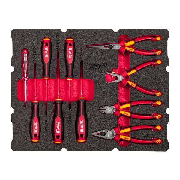 Set Utensili Isolati 1000V Termoformato Packout