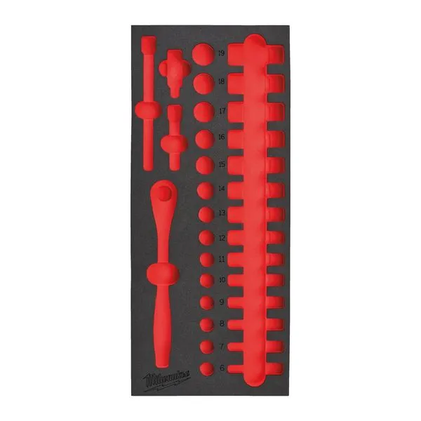 Modulo Vuoto Set Cricchetto E Bussole 3/8 Modulo Vuoto Set Cricchetto E Bussole 3/8
