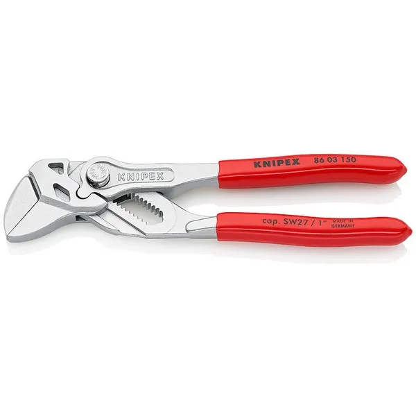 Pinza chiave cromata 150 mm (in Blister)