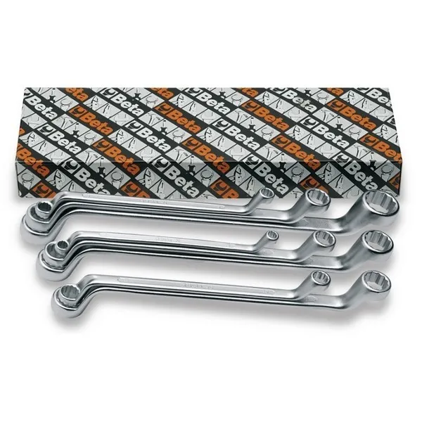 Serie 8 chiavi poligonali doppie curve Beta 90AS/8
