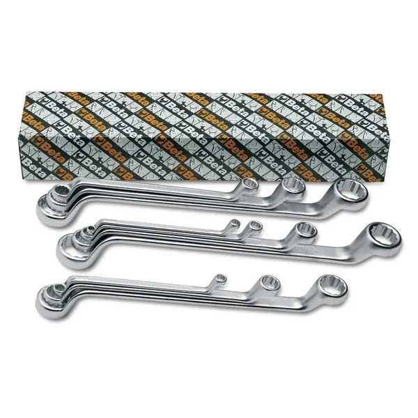 Serie 10 chiavi polig. doppie curve Beta 90AS/10