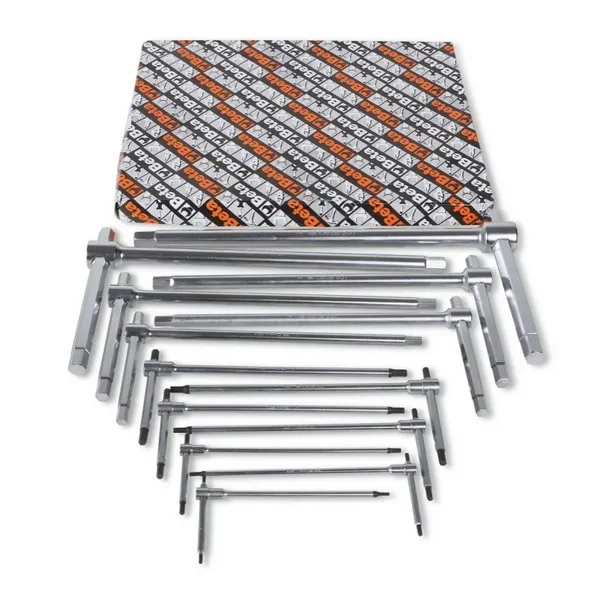 Serie 14 chiavi a T 3 estr. maschio esag 951/S14