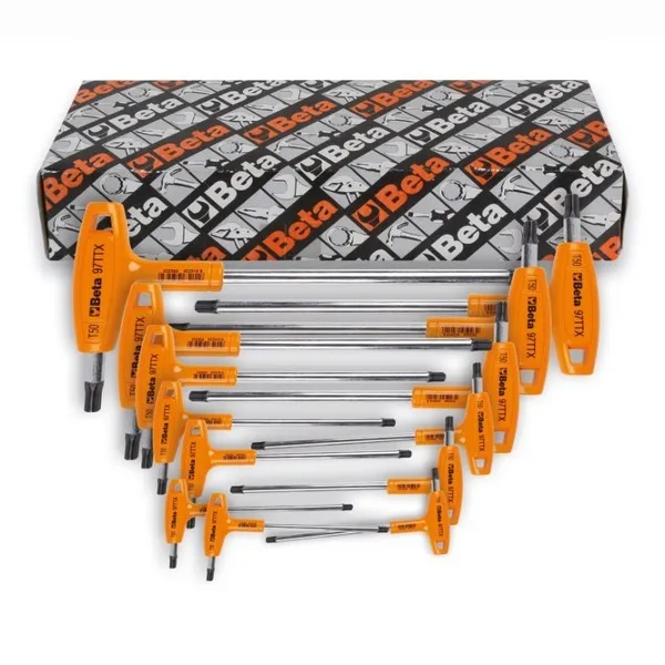 Serie di 13 chiavi maschio Torx Beta 97TTX/S13