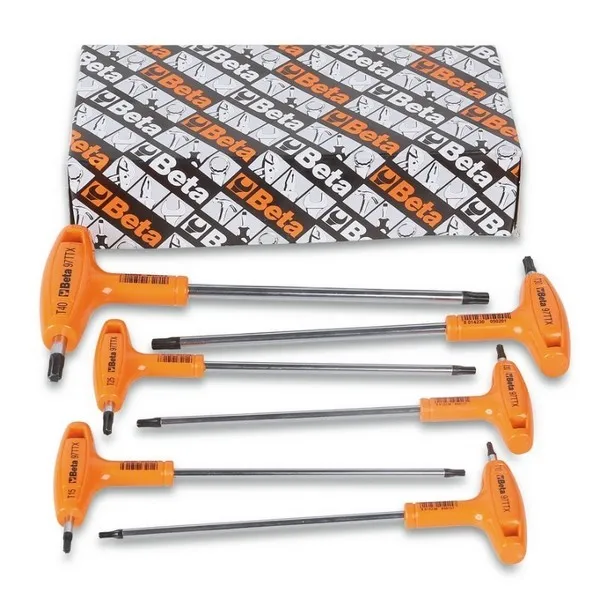 Serie chiavi M pieg. impronta Torx® crom. 97TTX/S6