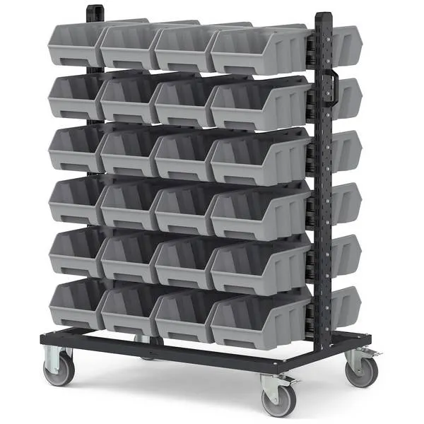 Carrello con Picking Box con ruote BINCART1074