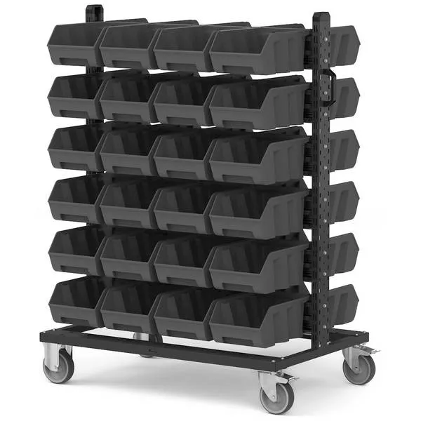Carrello con Picking Box con ruote BINCART1075