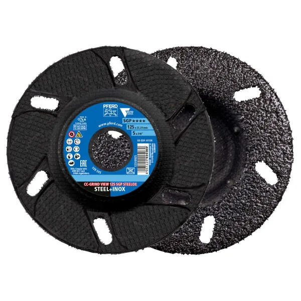 Disco fibrato CC-GRIND VIEW 125 SGP STEELOX