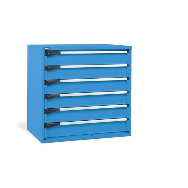 Cassettiera FAMI 6 cassetti DE EH=54X36 RAL5012 Cassettiera FAMI 6 cassetti DE EH=54X36 RAL5012