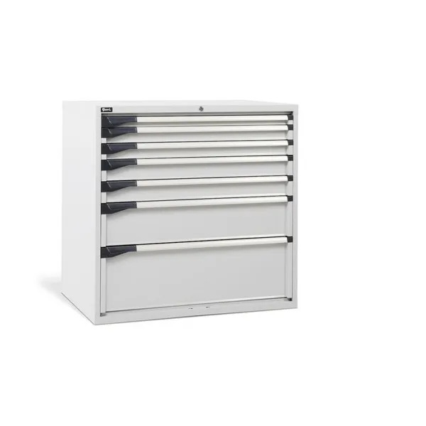 Cassettiera FAMI 7 cassetti DE EH=54X36 RAL7035 Cassettiera FAMI 7 cassetti DE EH=54X36 RAL7035