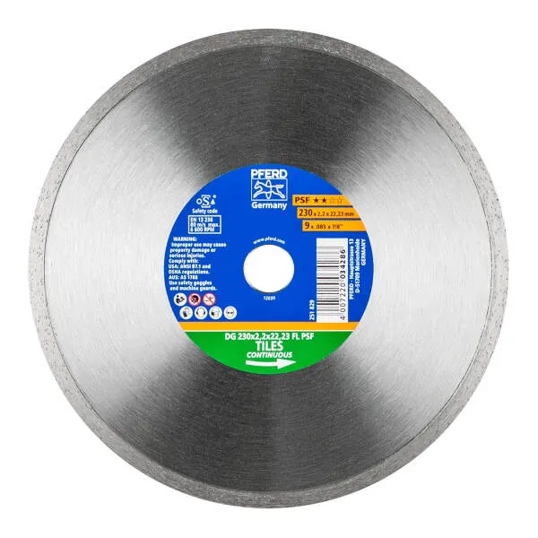 Disco taglio diam DG 230 x 2,2 x 22,23 FL PSF (ZA)