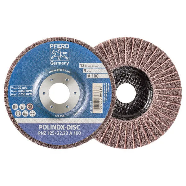 Disco abrasivo Polinox® PNZ 125-22,23 A 100 Disco abrasivo Polinox® PNZ 125-22,23 A 100
