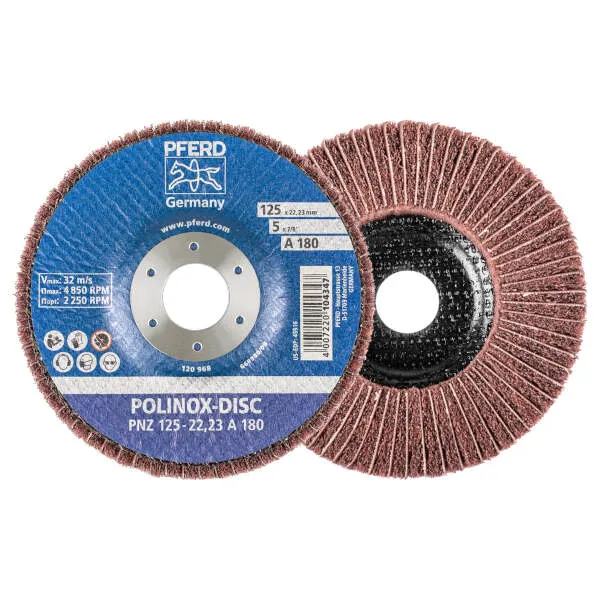 Disco abrasivo Polinox® PNZ 125-22,23 A 180 Disco abrasivo Polinox® PNZ 125-22,23 A 180