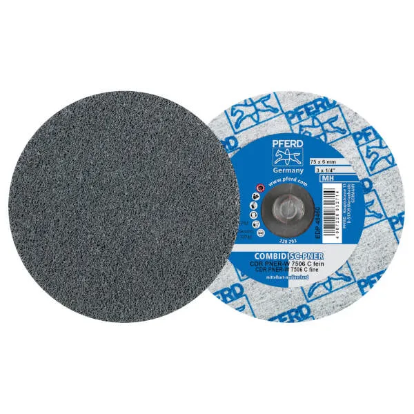 Dischi abrasivi Vlies CDR PNER-MH 7506 SiC F Dischi abrasivi Vlies CDR PNER-MH 7506 SiC F
