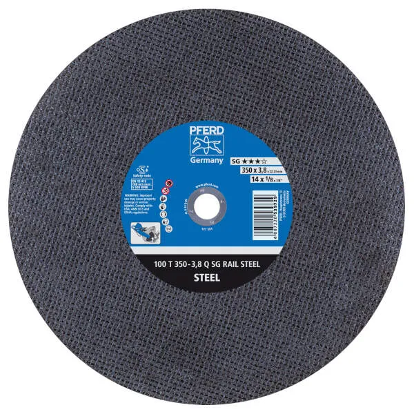 Disco 100 T 350-3,8 Q SG RAIL STEEL/22,23