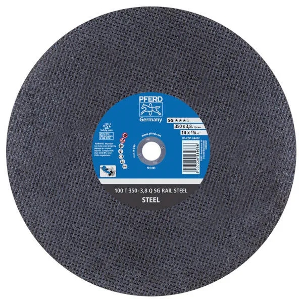 Disco 100 T 350-3,8 Q SG RAIL STEEL/25,4
