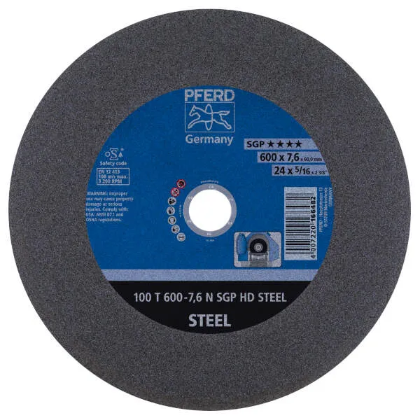 Disco 100 T 600-7,6 N SGP HD STEEL/60,0