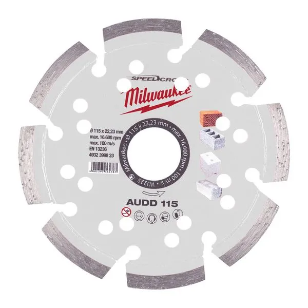 Disco diamantato Speedcross AUDD 115 mm Disco diamantato Speedcross AUDD 115 mm
