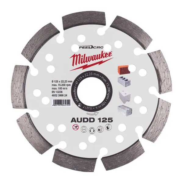 Disco diamantato Speedcross AUDD 125 mm Disco diamantato Speedcross AUDD 125 mm