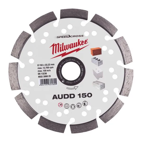 Disco diamantato Speedcross AUDD 150 mm Disco diamantato Speedcross AUDD 150 mm