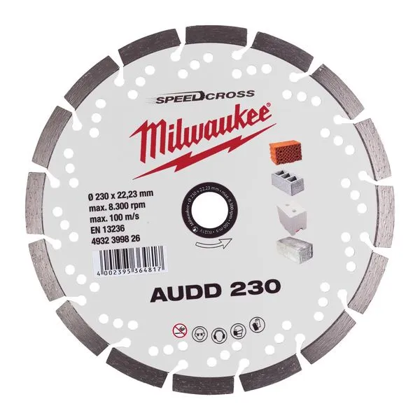 Disco diamantato Speedcross AUDD 230 mm Disco diamantato Speedcross AUDD 230 mm