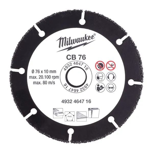 Disco CARBIDE 76 mm per M12FCOT Disco CARBIDE 76 mm per M12FCOT