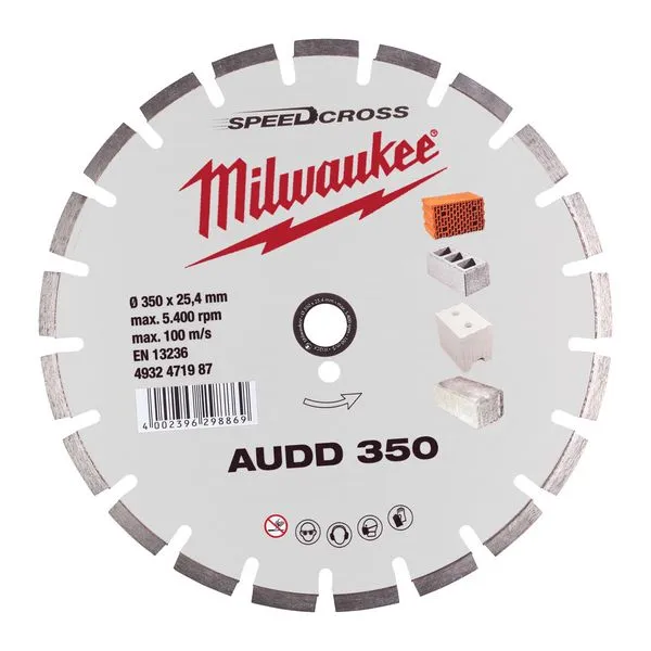Disco diamantato Speedcross AUDD 350 mm