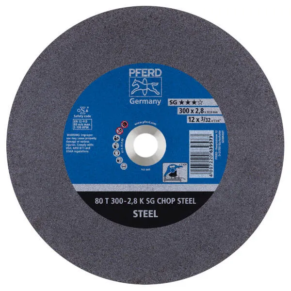 Disco 80 T 300-2,8 K SG CHOP STEEL/32,0 Disco 80 T 300-2,8 K SG CHOP STEEL/32,0