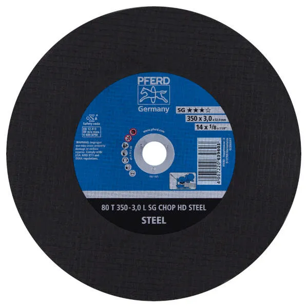 Disco 80 T 350-3,0 L SG CHOP HD STEEL/32,0