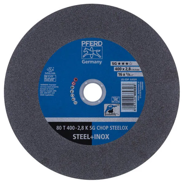 Disco 80 T 400-2,8 K SG CHOP STEELOX/25,4