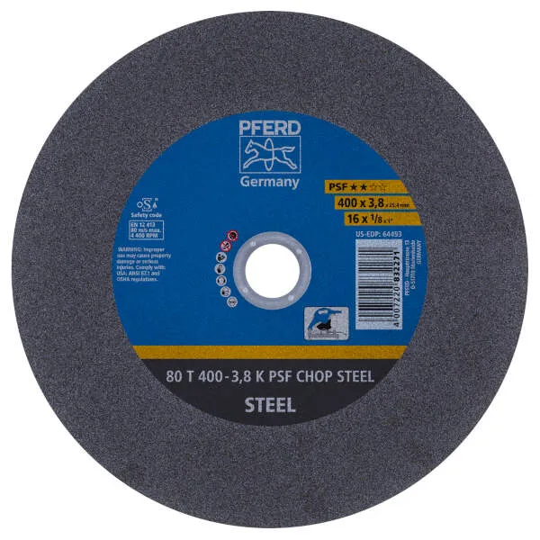 Disco 80 T 400-3,8 K PSF CHOP STEEL/25,4