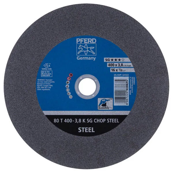 Disco 80 T 400-3,8 K SG CHOP STEEL/25,4 Disco 80 T 400-3,8 K SG CHOP STEEL/25,4