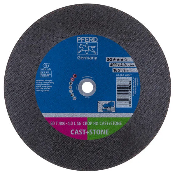 Disco 80 T 400-4,0 L SG CHOP HD CAST+STONE/25,4