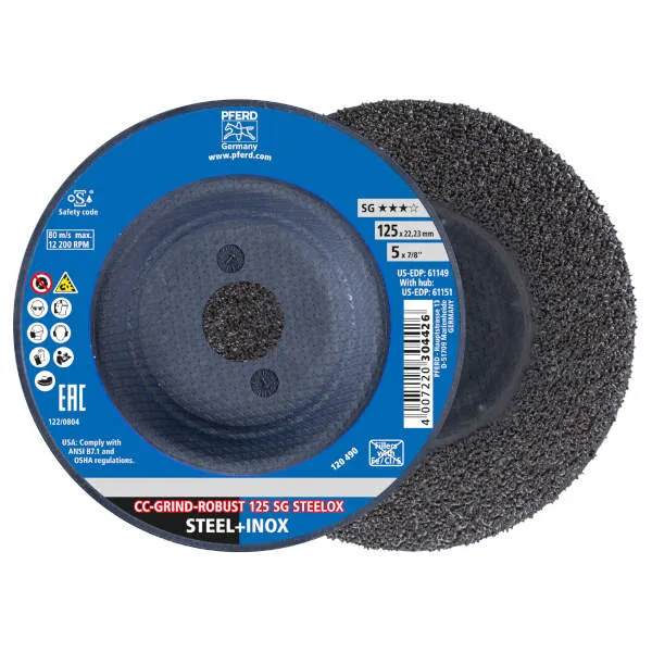 Disco da sbavo CC-GRIND-ROBUST 125 SG STEELOX