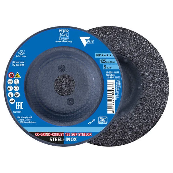 Disco da sbavo CC-GRIND-ROBUST 125 SGP STEELOX