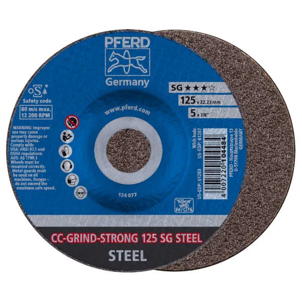 Disco da sbavo CC-GRIND-STRONG 125 SG STEEL