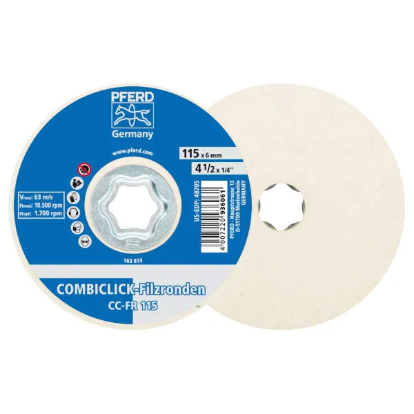 Disco in feltro Combiclick® CC-FR 115