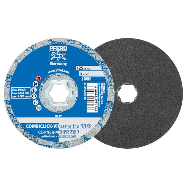 Disco in Vlies Combiclick® CC-PNER MH 125 SiC F Disco in Vlies Combiclick® CC-PNER MH 125 SiC F