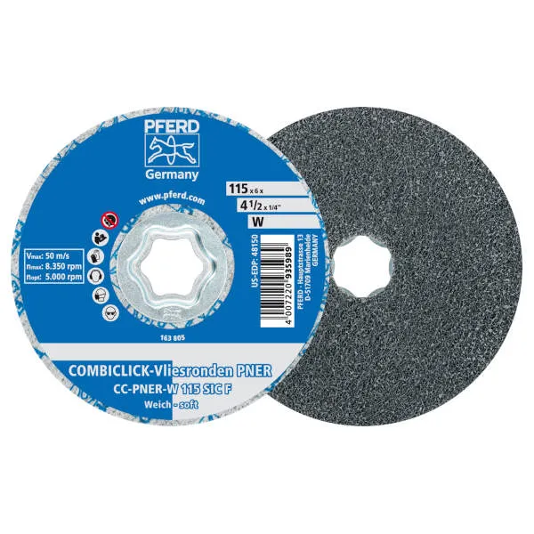 Disco in Vlies Combiclick® CC-PNER W 115 SiC F Disco in Vlies Combiclick® CC-PNER W 115 SiC F