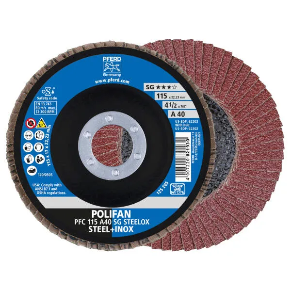 Disco lamellare PFC 115 A 40 PSF STEELOX