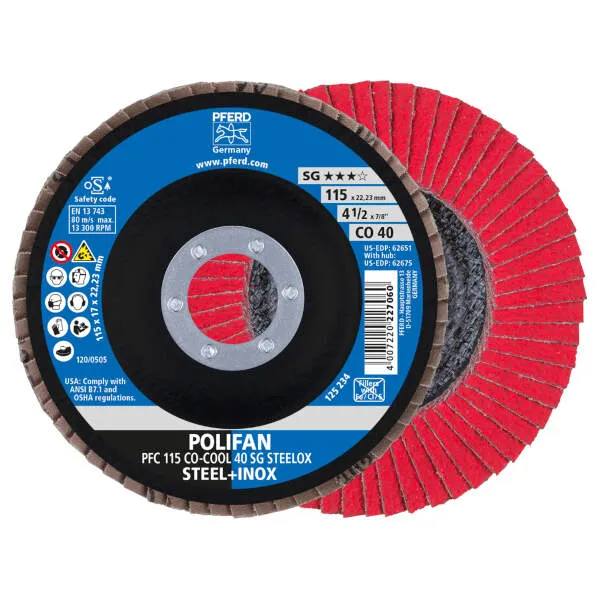 Disco lamellare PFC 115 CO-COOL 40 SG STEELOX