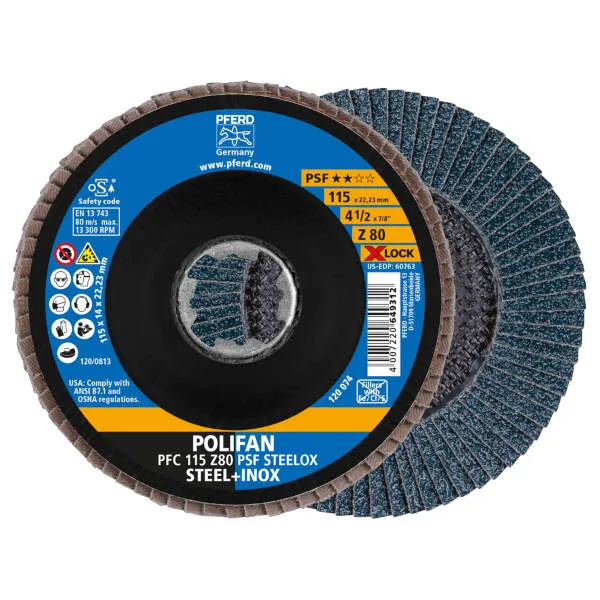 Disco lamellare PFC 115 Z 80 PSF STEELOX/X-LOCK Disco lamellare PFC 115 Z 80 PSF STEELOX/X-LOCK