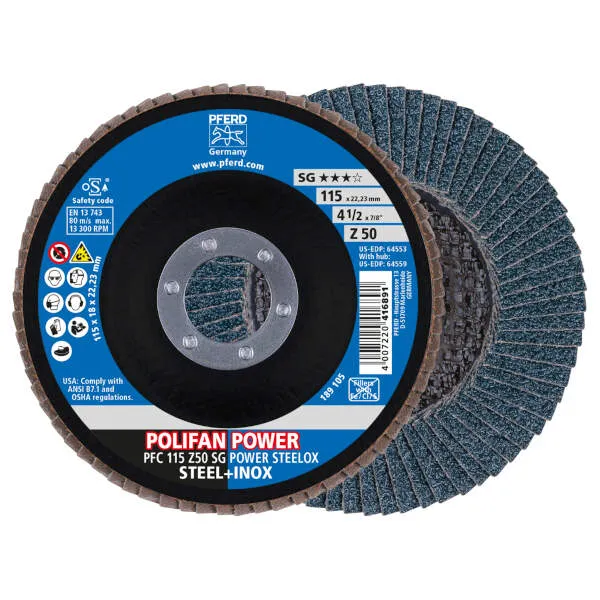 Disco lamellare PFC 115 Z50 SG POWER STEELOX
