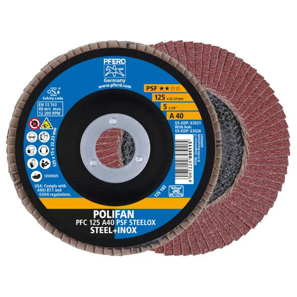 Disco lamellare PFC 125 A 40 PSF STEELOX
